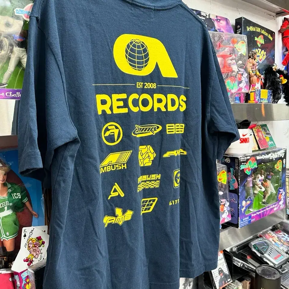 ambush records graphic tee 앰부쉬 레코드 티셔츠