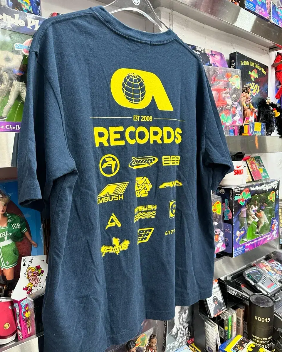 ambush records graphic tee 앰부쉬 레코드 티셔츠