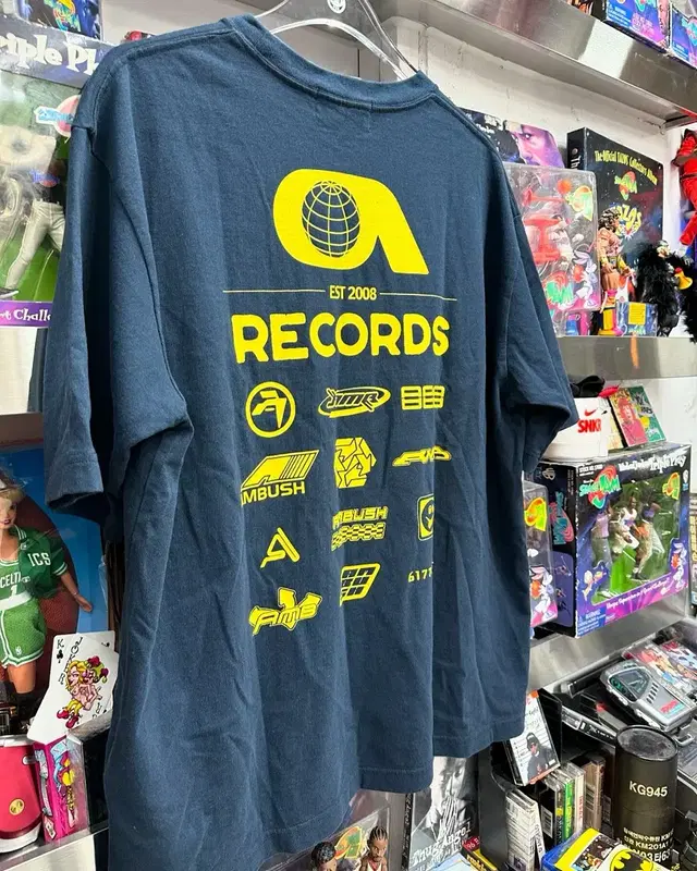 ambush records graphic tee 앰부쉬 레코드 티셔츠