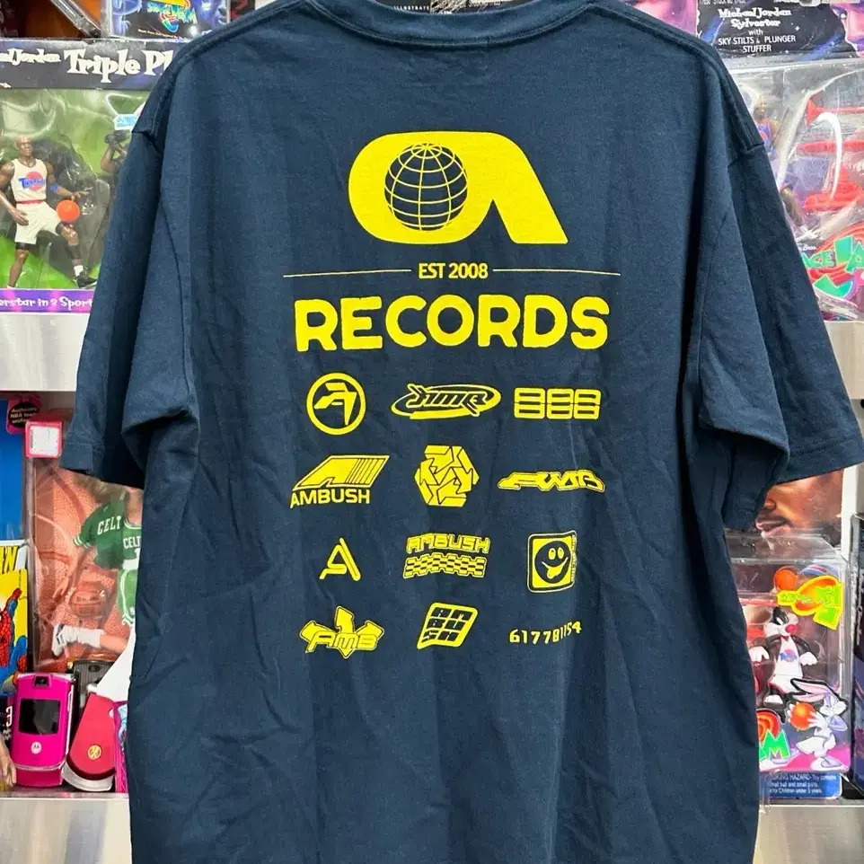 ambush records graphic tee 앰부쉬 레코드 티셔츠