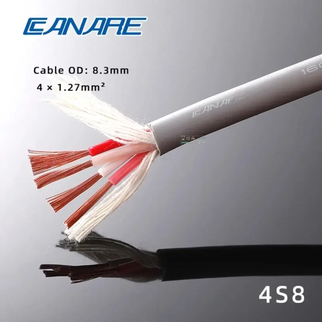 CANARE[4s8]스피커케이블 2.5m 1조(배송포함)