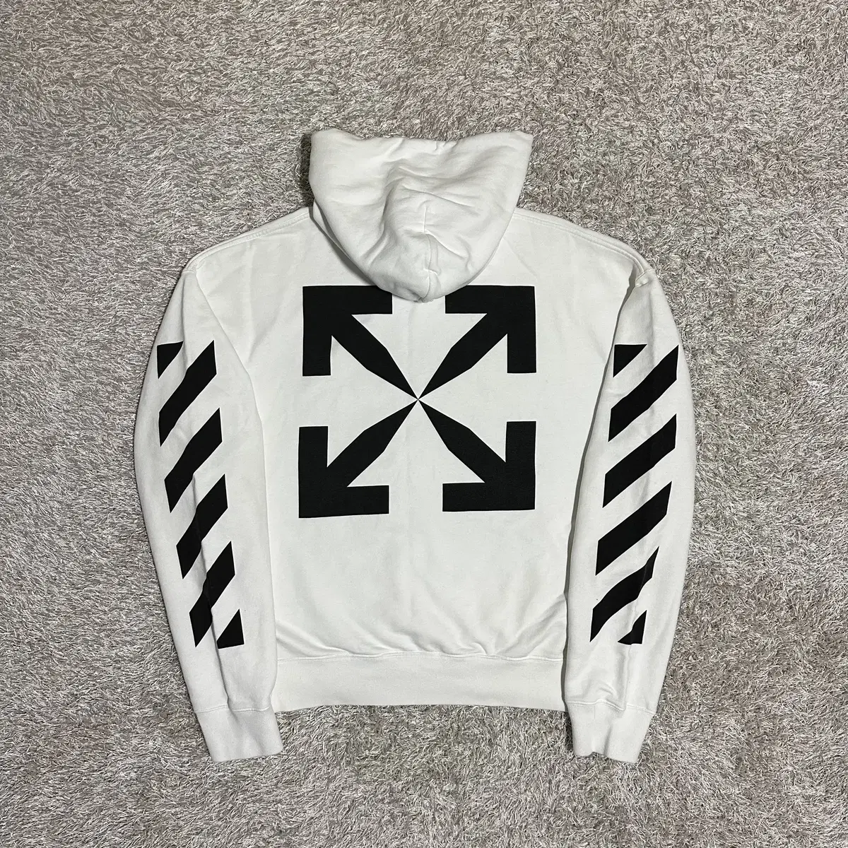 Off-white bloo Mona Lisa Arrow Hood