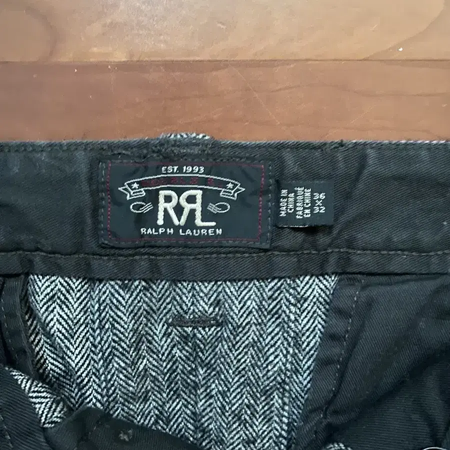 RRL 더블알엘 pleated herringbone pants