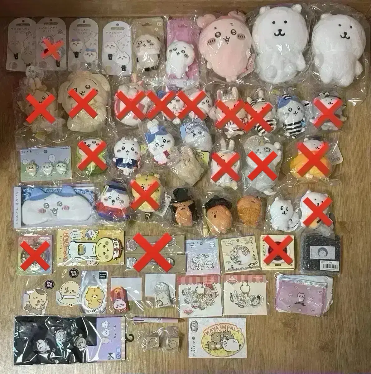 치이카와 산타곰 베이커리 랏코 우사기 앉은누이 농담곰 하치와레 모기곰