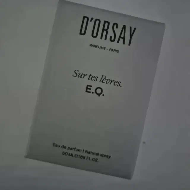 미개봉) dorsay e.q 도르세 향수 니치향수 50ml