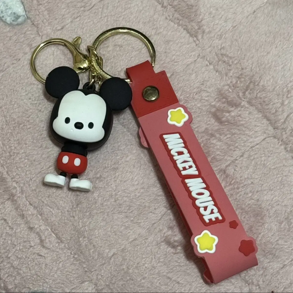 Disney Something Mickey Mouse Figurine Keyring