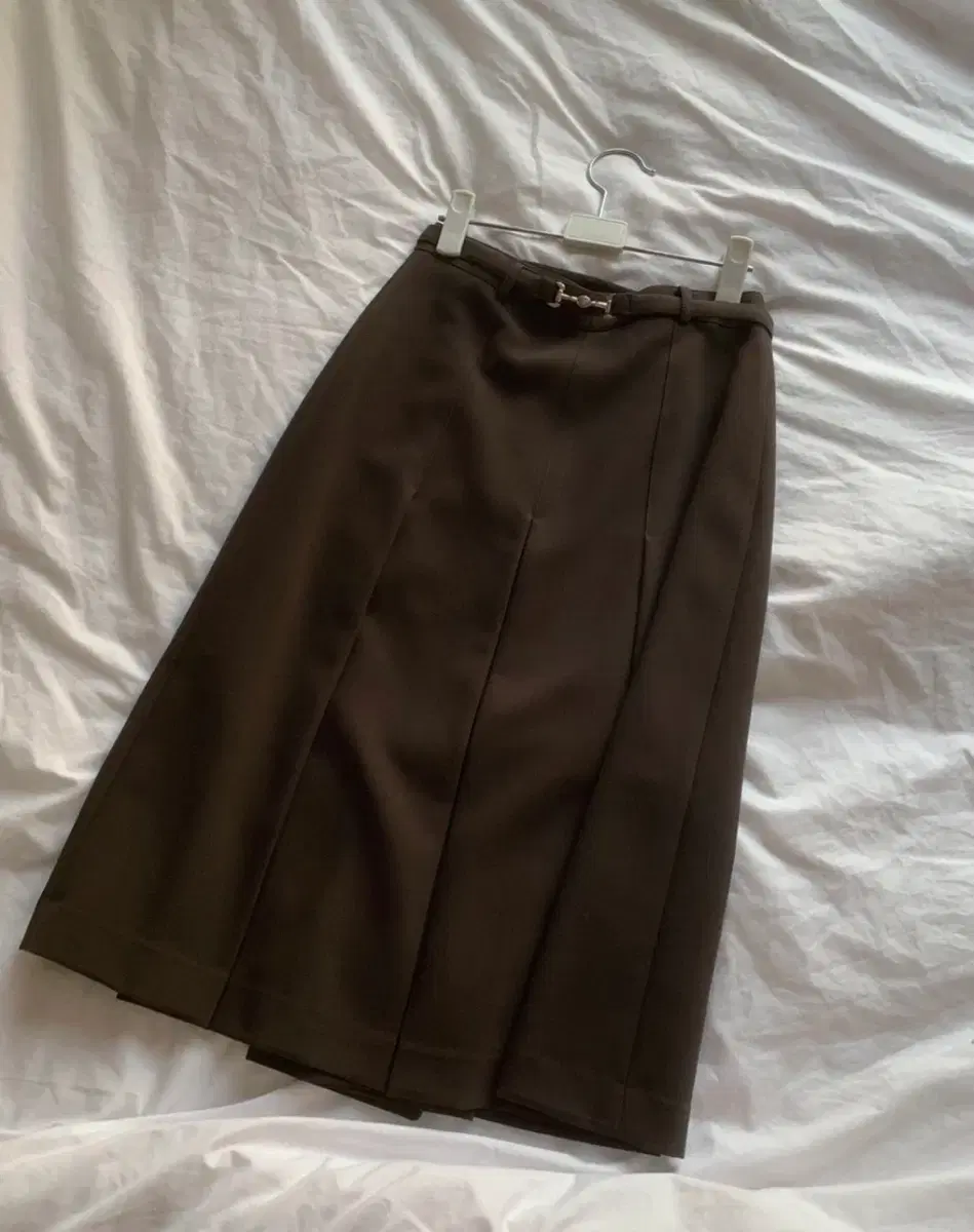 그로브 grove seeley skirt brown s size 플리츠스