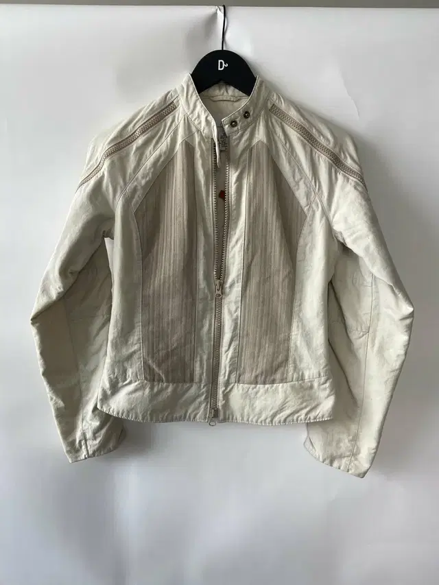 Armani Exchange Cream Quilted Motorcyc