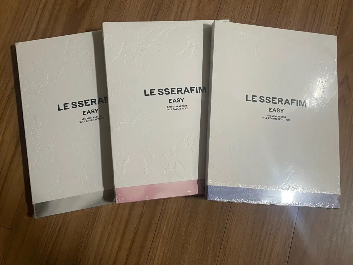 le sserafim e.ji easy sealed album wts