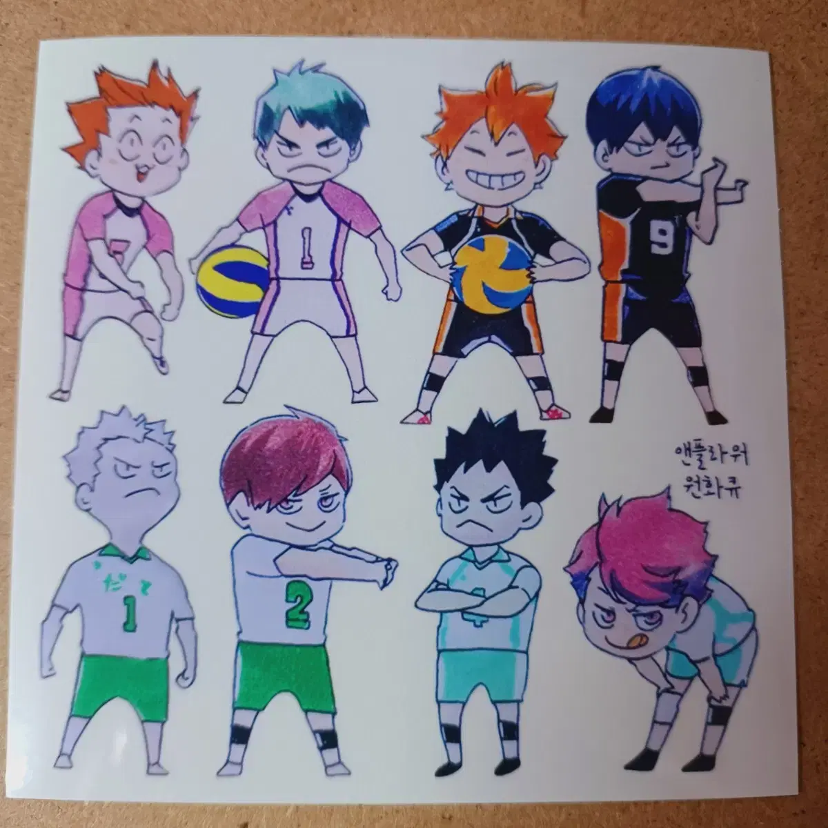 (haikyuu_58) Color original artwork SD inst ver.2 Karasu no Dategong Seijo