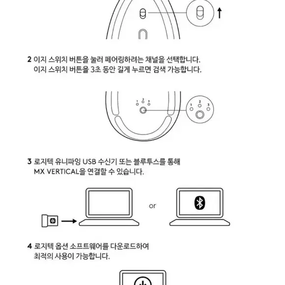 로지텍 MX VERTICAL 버티컬마우스 버티컬 마우스