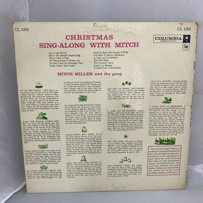 MITCH MILLER AND THE GANG LP / AA3321