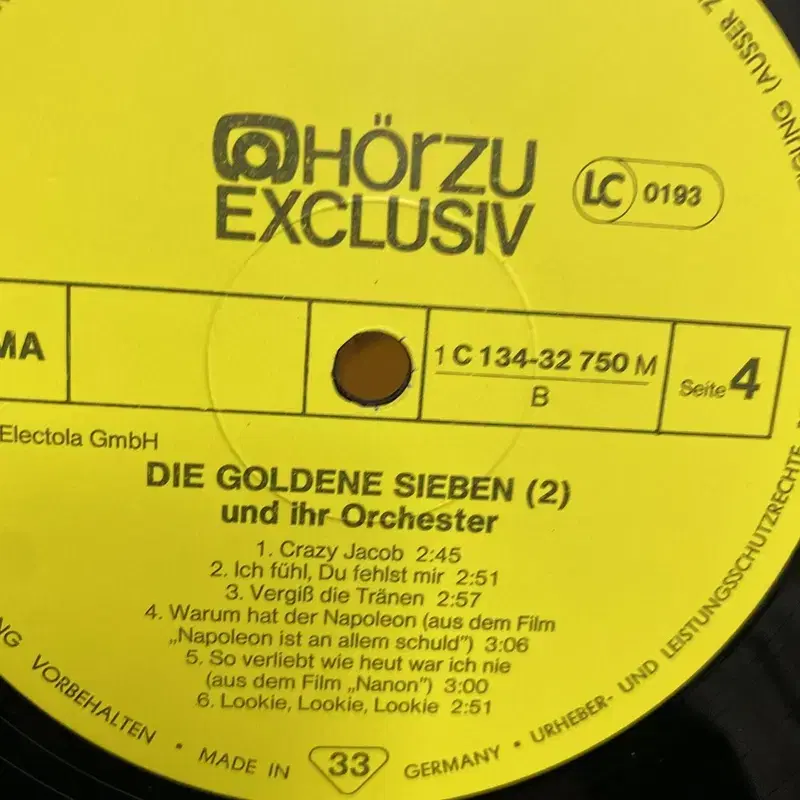 DIE GOLDENE SIEBEN  LP / AA3361