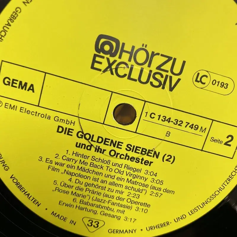 DIE GOLDENE SIEBEN  LP / AA3361