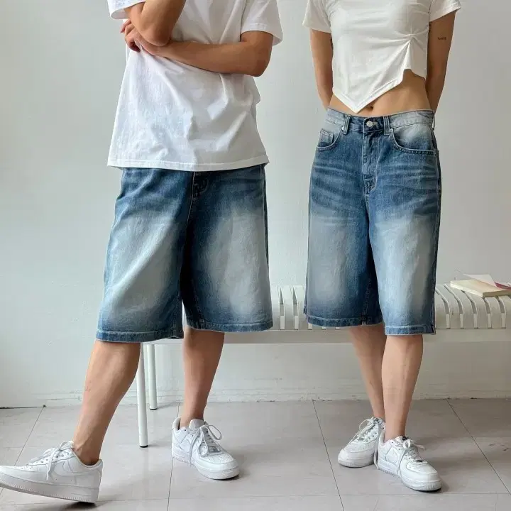 28-34 vintage bermuda denim pants vahn made in Korea unisex unisex couples available