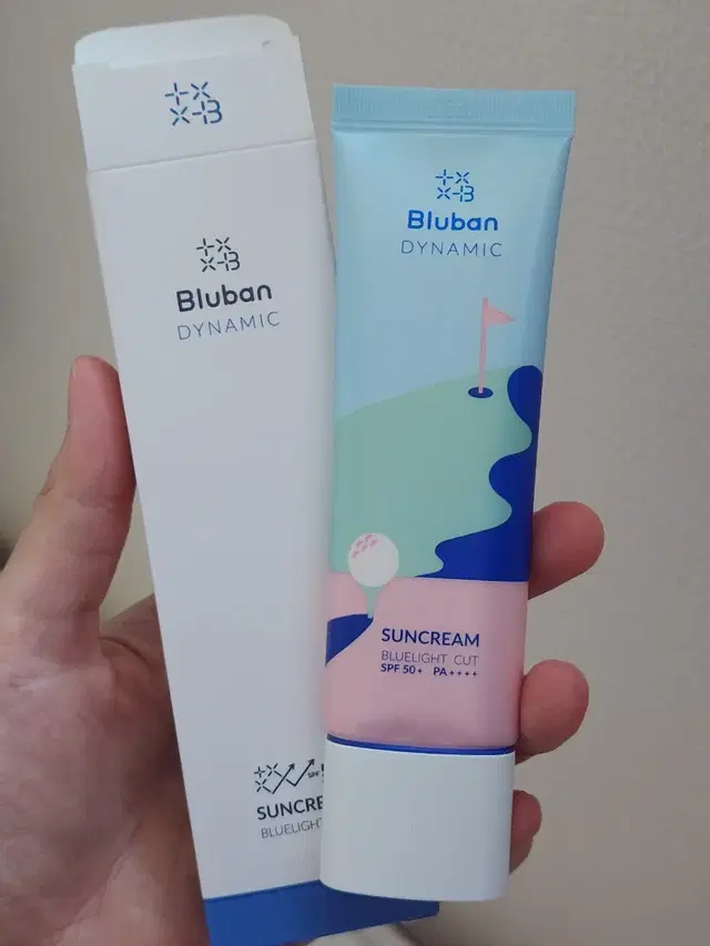 새상품 블루라이트 차단 선크림 SPF50 / 한국콜마 제조