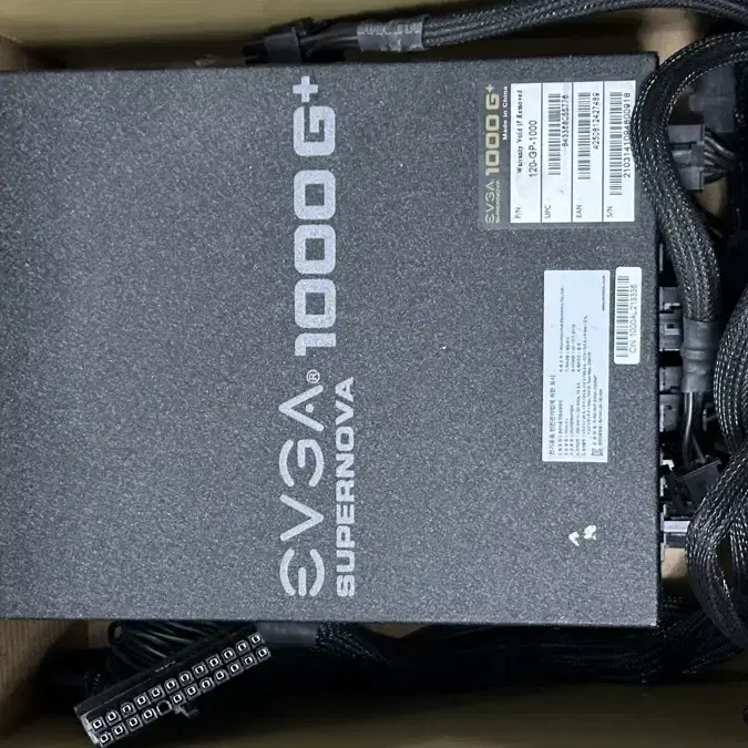 EVGA SUPERNOVA 1000G+ 80PLUS골드 파워