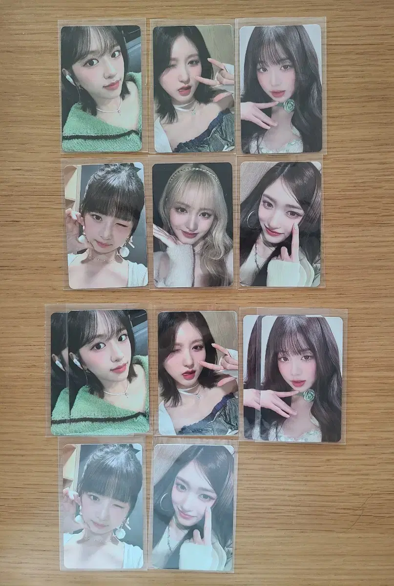 Ive Taiwan fanmeeting pre-order benefit 6 sheets bulk and individual wts