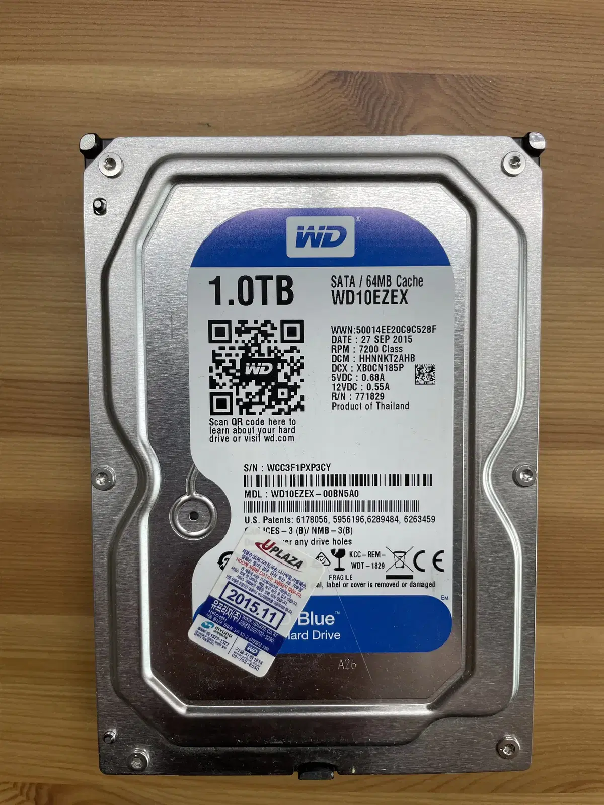 WD HDD 1TB WD10EZEX