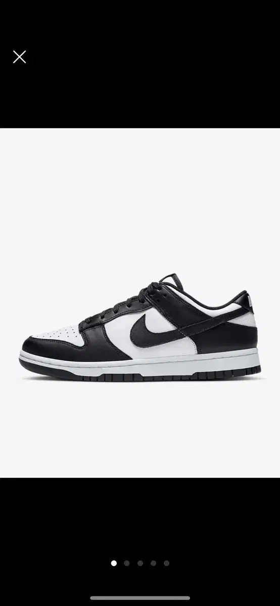 나이키 W NIKE DUNK LOW (블랙 230mm)