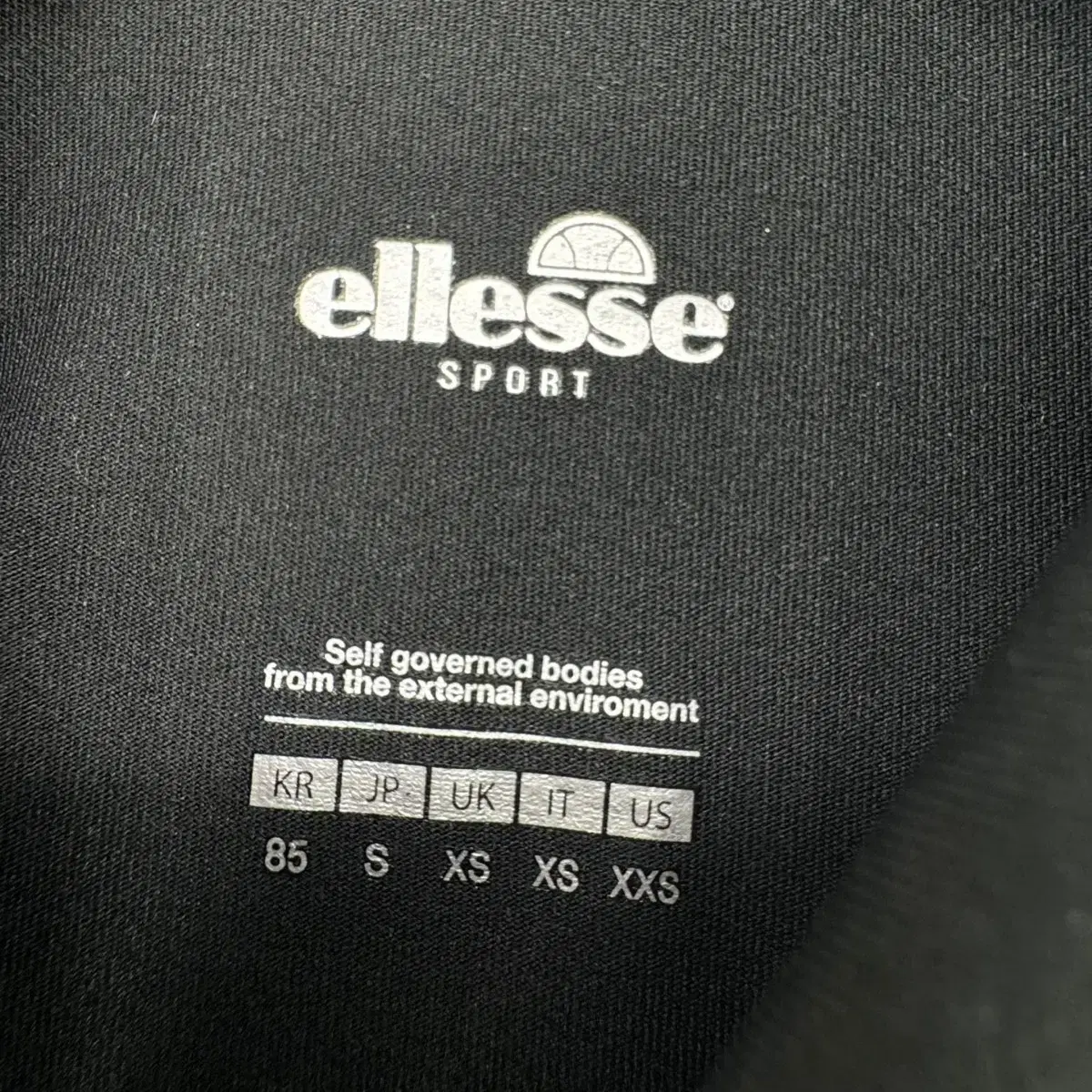 ellesse 엘레쎄 반팔 카라 티셔츠 (85 size / BLACK)