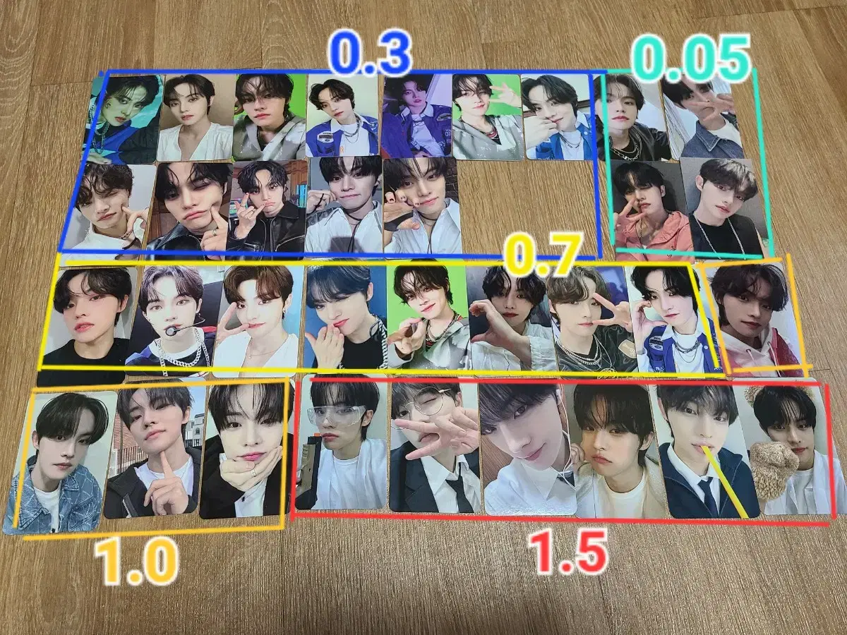 BAE173 Jay Min Han yujun Moo Jin junseo Youngseo Doha Light photocard Photocard