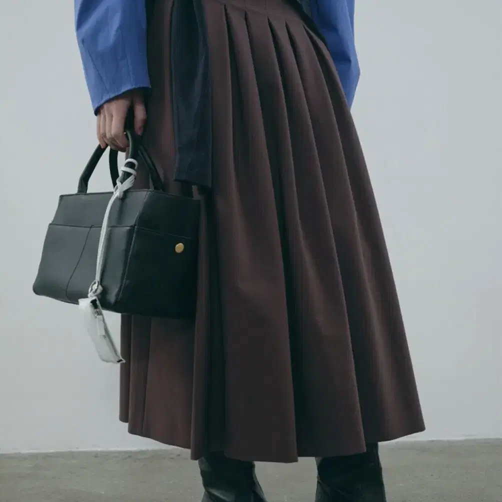 에토스 스커트 GATHER MIDI SKIRT