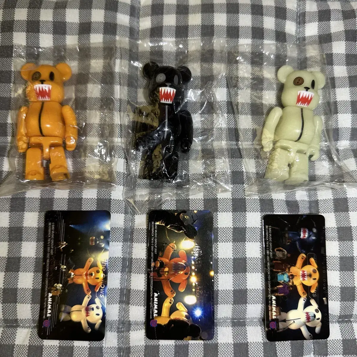 Bearbrick 15th Animals 3-piece sealed set