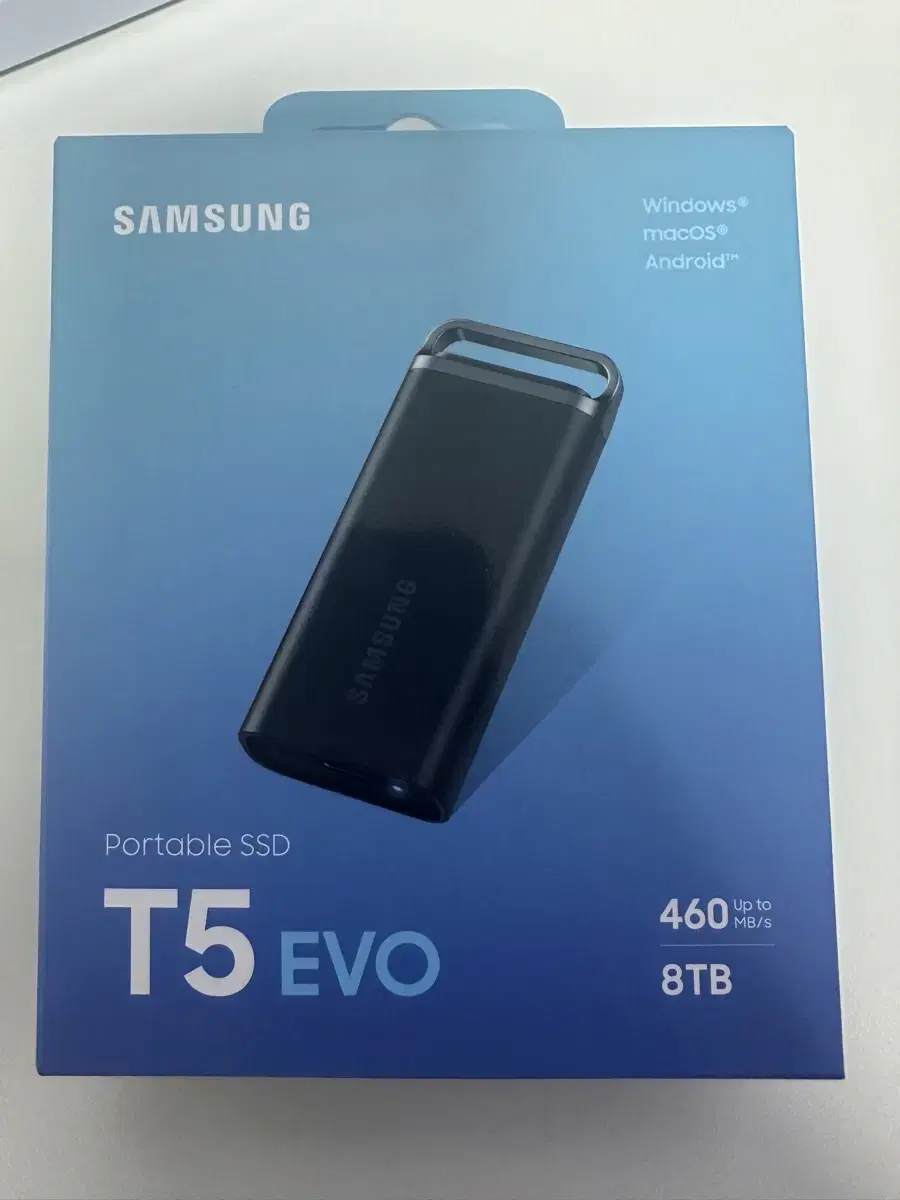 삼성 T5 EVO 외장 ssd 포터블 8TB MU-PH8T0S (미개봉)