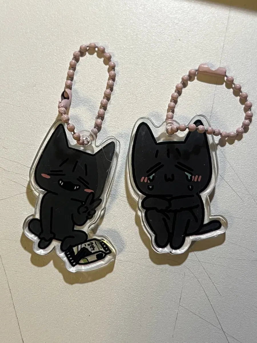 (female) idle minnie elongated keyring wts