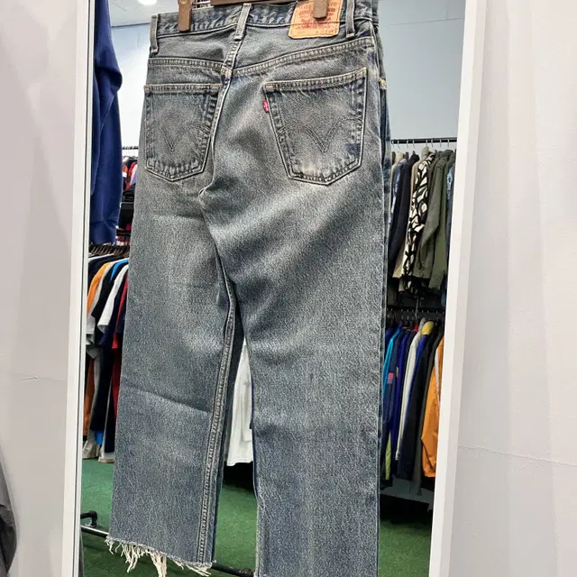 00s Levis 리바이스 505 컷팅 데님 팬츠 (29inch)