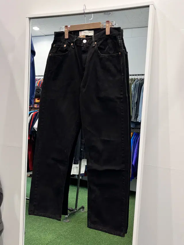 00s Levis 505 블랙 데님 팬츠 (29inch)