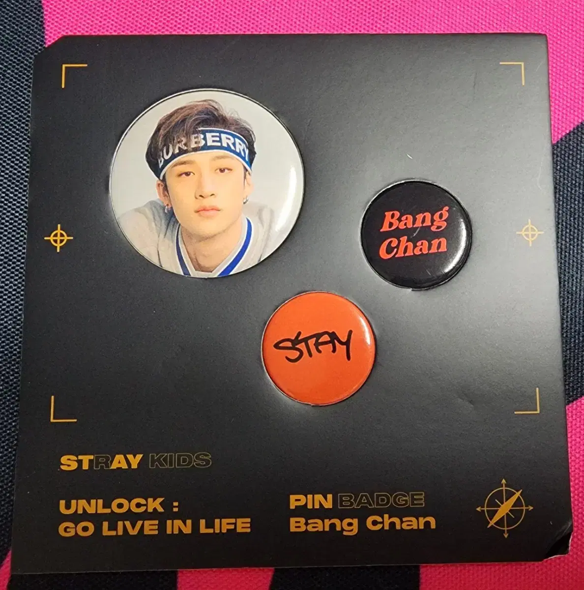 Straykids bang chan Pin Badge Set