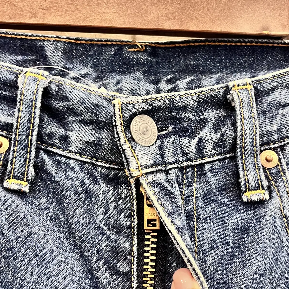 90s Levis 리바이스 LVC 502XX 셀비지 데님 팬츠