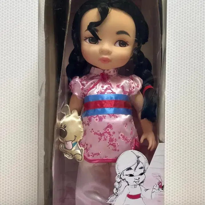 디즈니 베이비돌 뮬란 정품 상자 미개봉(단종상품)