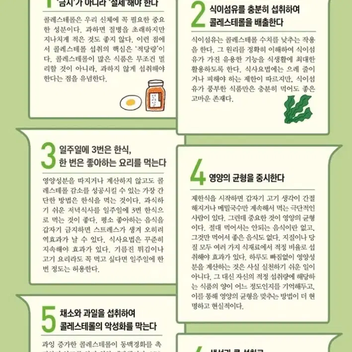 책 <콜레스테롤 낮추는 밥상>