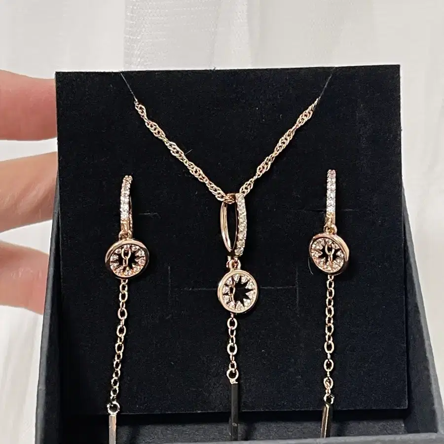 14K Gold Plated 신비드롭귀걸이