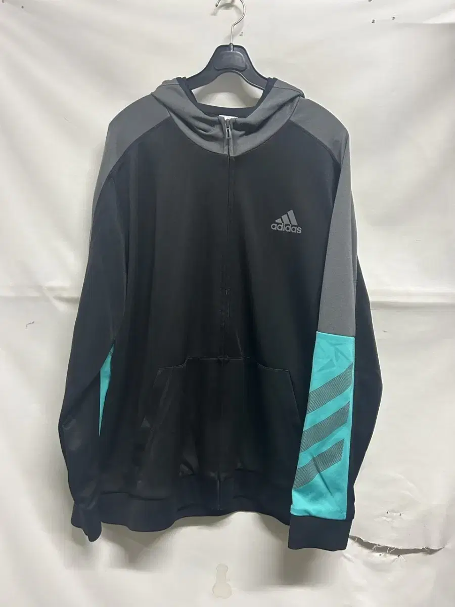 (3XL) adidas Tracktop Hooded Jersey