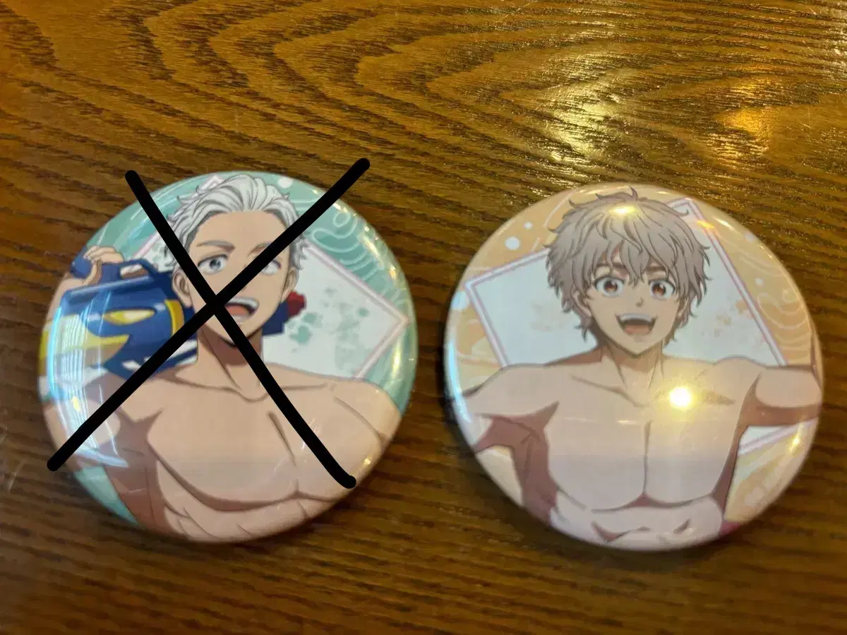 Sells Wombre-choji water play can badges