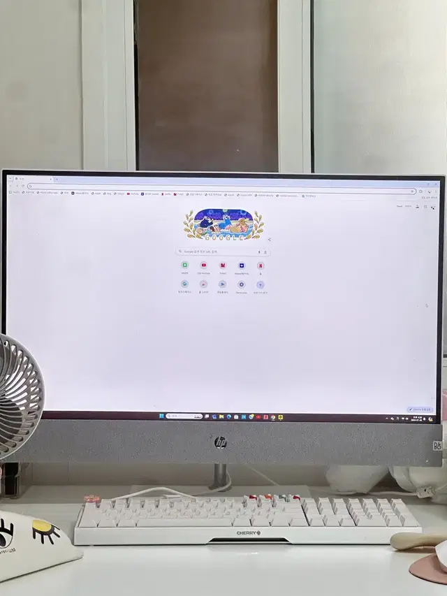 HP 파빌리온 AIO 일체형 PC (일체형 컴퓨터)