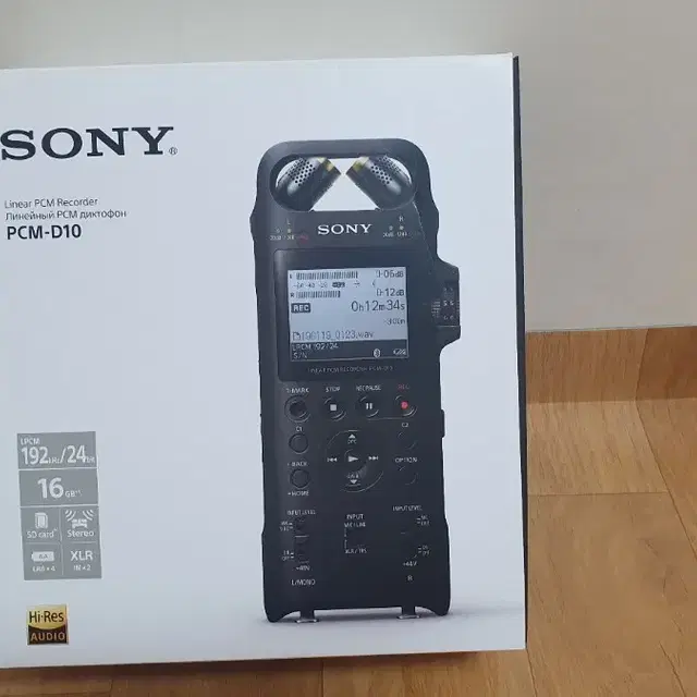 SONY 소니 PCM D10 전문가 유트브용 레코더 미사용 팝니다