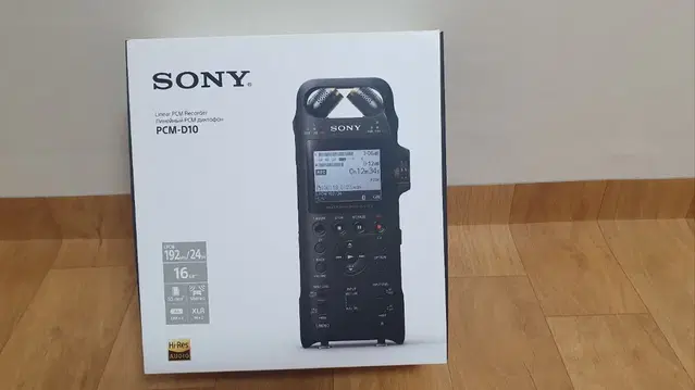 SONY 소니 PCM D10 전문가 유트브용 레코더 미사용 팝니다