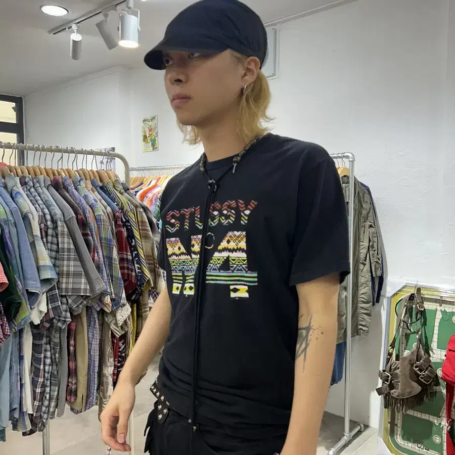 스투시 Stussy n4 반팔 티셔츠