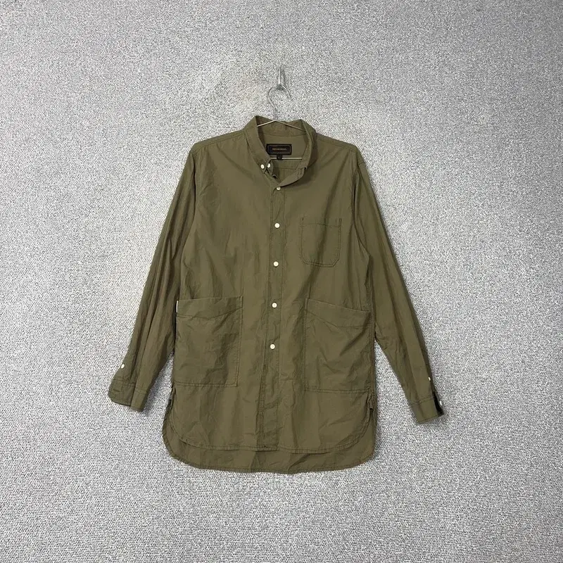 Uniformbridge Khaki Vintage Pocket Long Shirt L