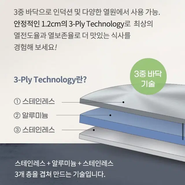 인덕션 겸용 스테인레스 냄비 팔아용~