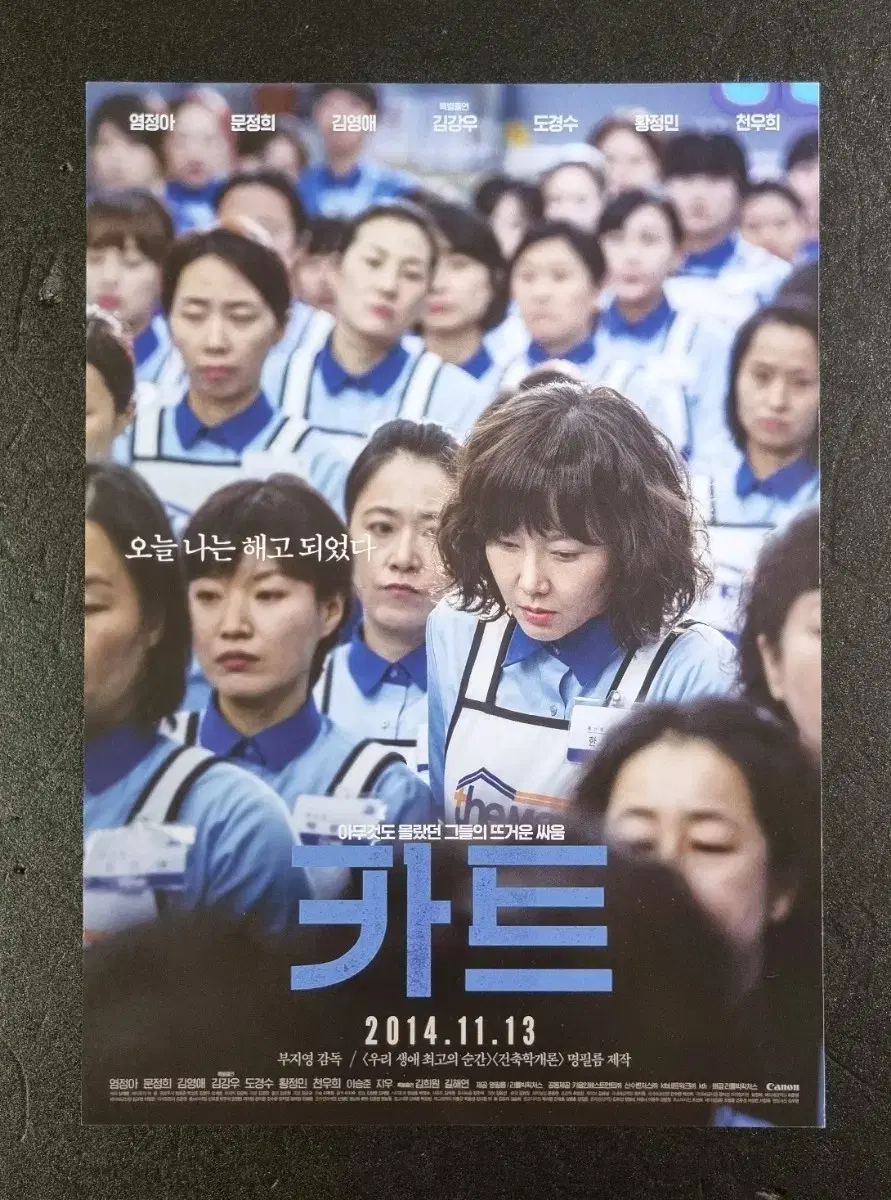 [영화팜플렛] 카트 (2014) 염정아 도경수 천우희 영화전단지