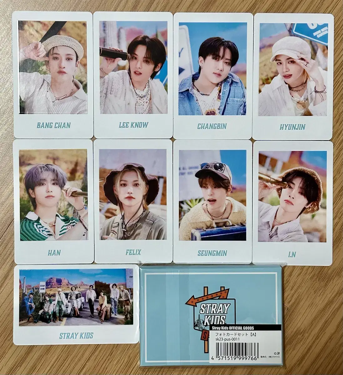 Japan JYP pop up straykids 2 photocard sets unsealed