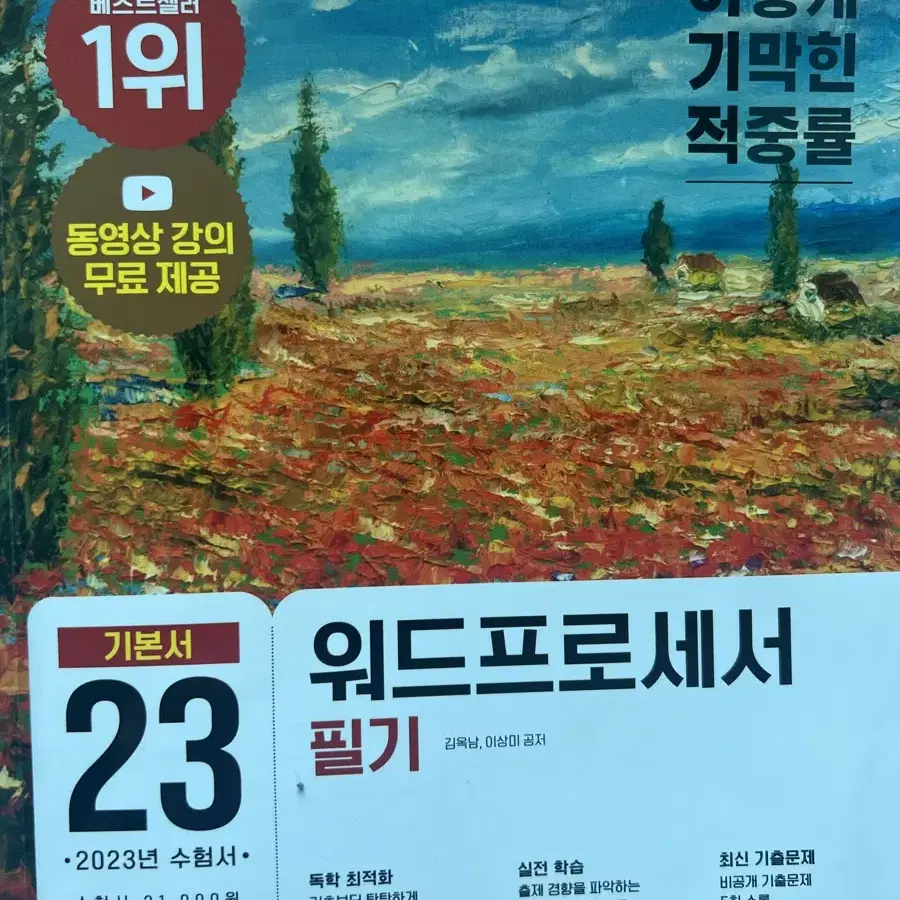 이기적 워드프로세서 필기 문제집