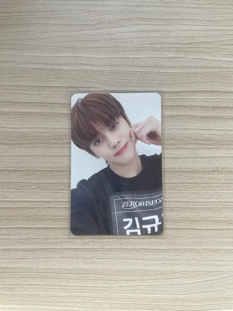 zerobaseone kim gyuvin meltingpoint makestar nameplate photocard