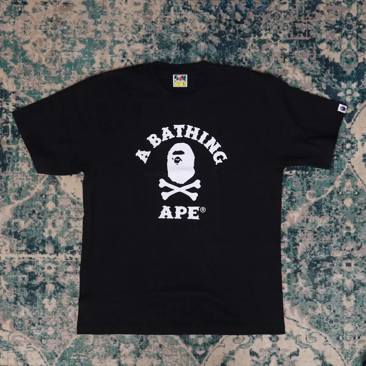 Bape Vape College Crossbones Black XL New